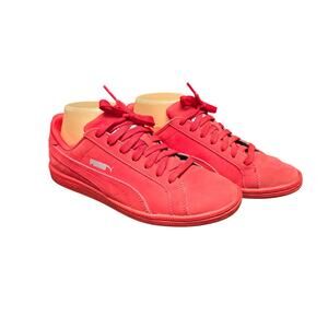 Puma Smash Suede Red Low Top Sneakers